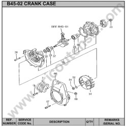 Hitachi Spare Parts for Engine Brush Cutter CG47EY-T