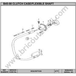 Hitachi Spare Parts for Engine Brush Cutter CG47EY-T
