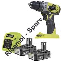 RYOBI R18PD2-215G Spare Parts