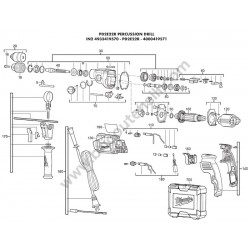 Milwaukee PD2E22R Parts - Drawing