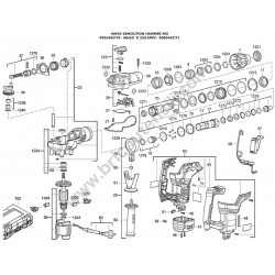AEG MH5G Rotary Hammer Parts - Drawing