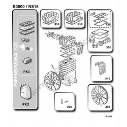 ABAC B3800BF-270 FT 4 Ricambi - Esploso Kit