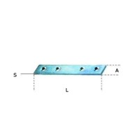Straight plate 4 hole