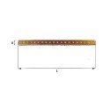  Straight plate 20x20 hole