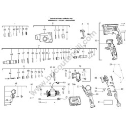 Milwaukee PFH26T Parts - Drawing