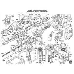 Milwaukee PLH26E Tassellatore Ricambi - Esploso