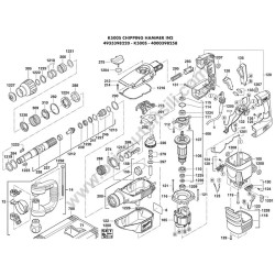 Milwaukee K500S Demolitore Ricambi - Esploso