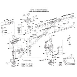 Milwaukee K540S Demolition Hammer Parts - Drawing