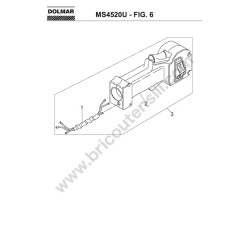 Dolmar Spare Parts for Brusch Cutter MS4520U - Drawing 5