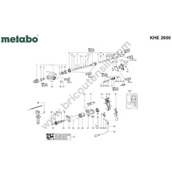 Metabo Spare Parts for Combination Hammer KHE 2650 - Drawing