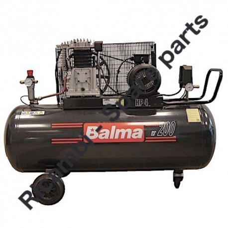 BALMA Air Compressor NS 29S/200 FT 4 V400 Parts