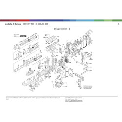 Ricambi Bosch per Martello GBH 18V-45C - Esploso