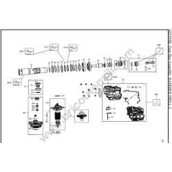 DeWalt Demolitore D25334K Tipo 2 Ricambi - Esploso 1