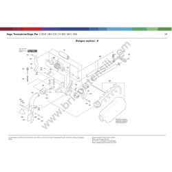 Bosch Compound Mitre Saw GCM 18V-216 Parts - Drawing 3