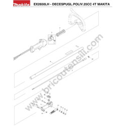 Makita Decespugliatore Polivalente EX2650LHRH Ricambi - Esploso