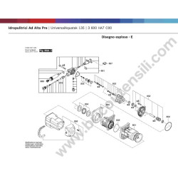 Bosch Pressure Cleaner UniversalAquatak 135 Parts - Drawing 1