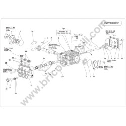 Lavor Ricambi per Idropulitrice HCR 2015LP - Esploso 4