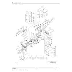 Hitachi C12RSH3 Miter Saw Parts - Drawing