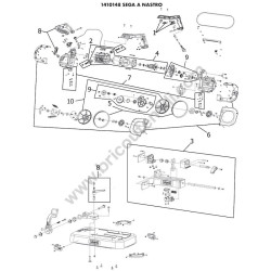Valex Portable Band Saw TN1200 Parts - Drawing