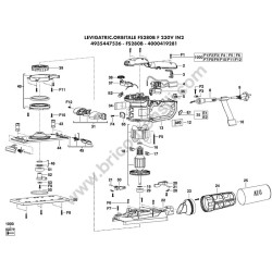 AEG Levigatrice Orbitale FS280B Ricambi - Esploso