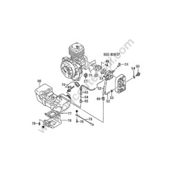 Ricambi Tanaka per Decespugliatore TBC-500 - Esploso 3
