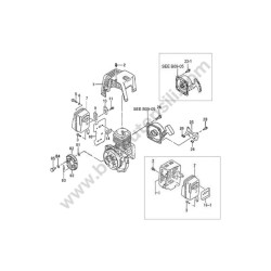 Ricambi Tanaka per Decespugliatore TBC-500 - Esploso 4