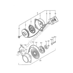 Ricambi Tanaka per Decespugliatore TBC-500 - Esploso 5