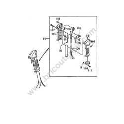 Tanaka Spare Parts for Brush Cutter TBC-500 - Drawing 9