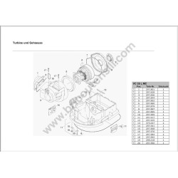 Flex Spare Parts for Vacuum Cleaner VC 35 L MC - Drawing 1