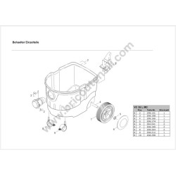 Flex Spare Parts for Vacuum Cleaner VC 35 L MC - Drawing 3