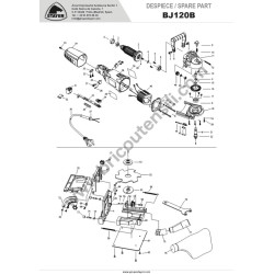 Stayer BJ120B Spare Parts Drawing