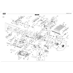 Femi Spare Parts for Miter Saw TR076-8426130 Parts Drawing