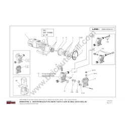 Lavor Pressure Cleaner Prime 165 Parts Motor Parts Diagram