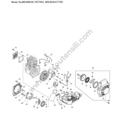 Dolmar Bruschcutter MS-4300.4U Parts Diagram 3