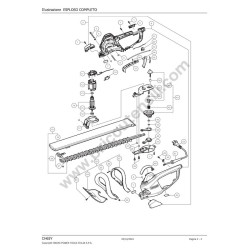 Hikoki Tagliasiepi CH65Y Esploso Ricambi