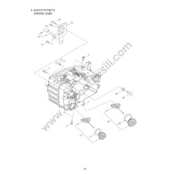 Maruyama Motosega KJCV3101TS(10) Esploso Ricambi 3