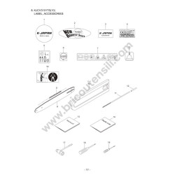 Maruyama Motosega KJCV3101TS(10) Esploso Ricambi 7