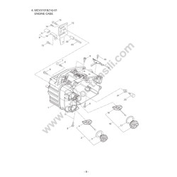 Maruyama Chainsaw MCV3101S(14)-01 Parts