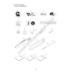 Maruyama Chainsaw MCV3100TS(10)-01 Parts