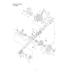 Maruyama Chainsaw MCV3101TS(10)Q Parts Diagram