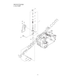 Maruyama Esploso Ricambi per Motosega MCV3101TS(10)Q 1