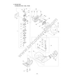 Maruyama Esploso Ricambi per Decespugliatore BC2621RS - 4