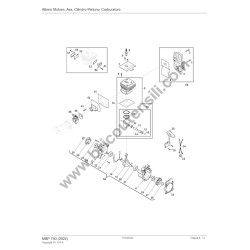 Mountfield MBP 750 Drawing Spare Parts 3