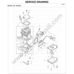 Dolmar Engine Blower PB250.4 Parts Diagram - 2