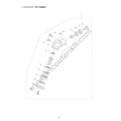 Maruyama Esploso Ricambi per Decespugliatore BC3021H-RS-01 - 2
