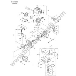 Esploso Ricambi Maruyama per Tagliasiepi GK761PL - 1