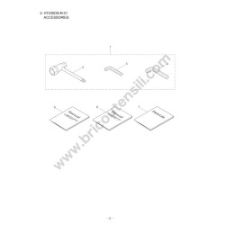 Maruyama Esploso Ricambi per Tagliasiepi HT230DS-R-01 - 3