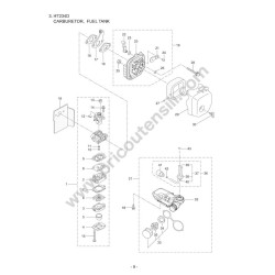 Maruyama Hedge Cutter HT234D Parts Diagram - 2