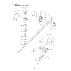 Maruyama Hedge Cutter HT237D Parts Diagram - 2