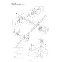 Maruyama Esploso Ricambi per Tagliasiepi KJHS750 - 2